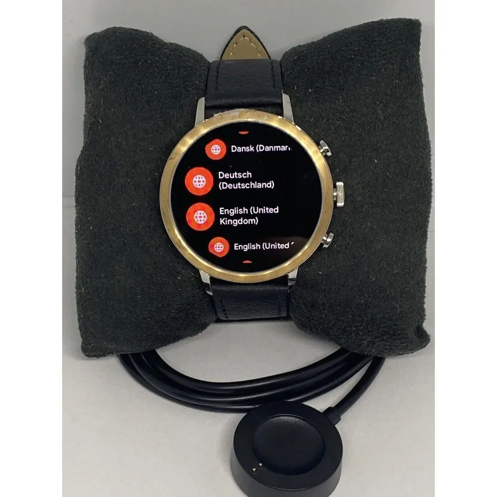 Fossil Gen 4 Authentic Digital Dial Smart Watch Custom Band FTW6016 AB489